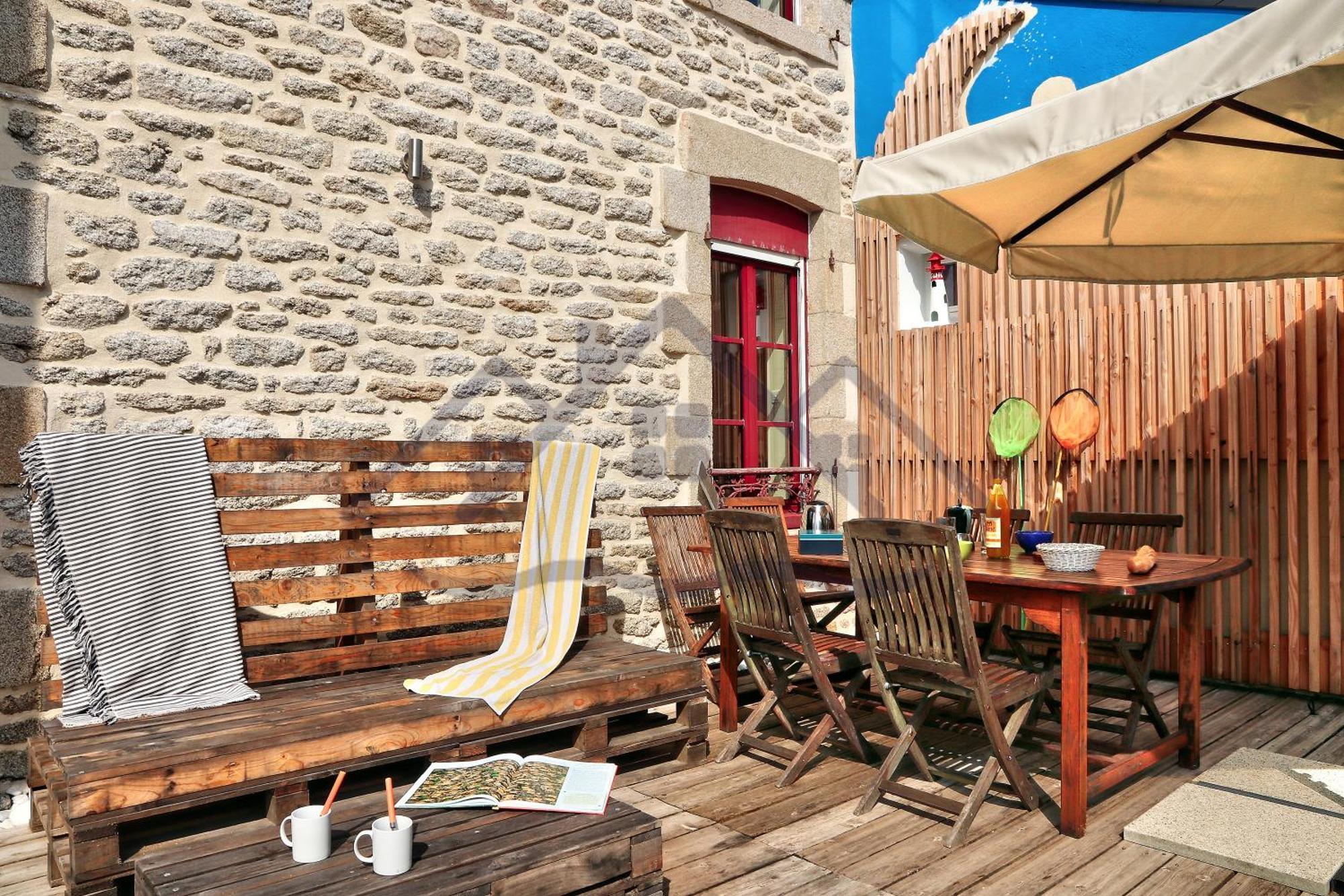 Localise - M11B - A La Pointe - Maison De Vacances Avec Jardin Entierement Clos - A 50M De La Plage - 700M Du Centre - Tout A Pied - Wifi Inclus - Draps Inclus - Animaux Bienvenus Guilvinec Exterior foto